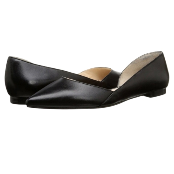 Marc Fisher LTD Sunny D'Orsay Pointed Toe Leather Flats Size 5 - Picture 5 of 15